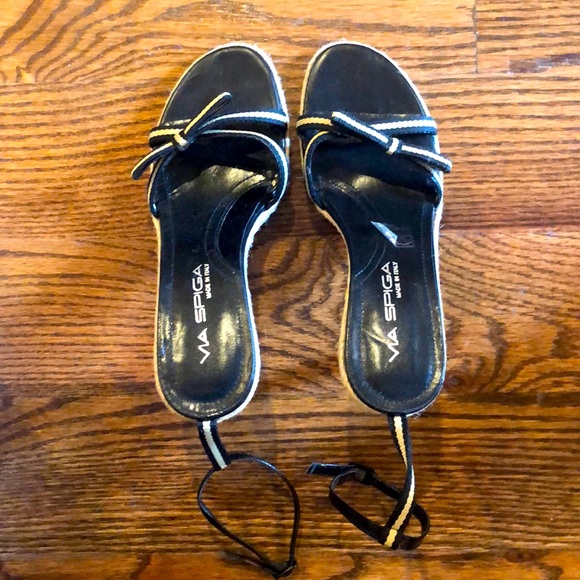 Unworn Via Spiga strappy heel. Size 6.5. - Picture 1 of 4